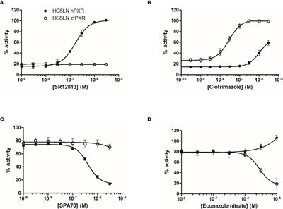 A Comparative Study of Human and Zebrafish Pregnane X Receptor Activities of Pesticides and Steroids Using In Vitro Reporter Gene Assays